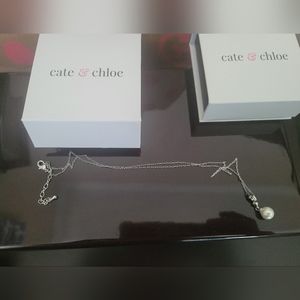 Necklace and earrings bridal set